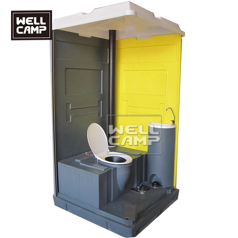 Outdoor Plastic Mobile Sitting Toilet with Electric System for Sale