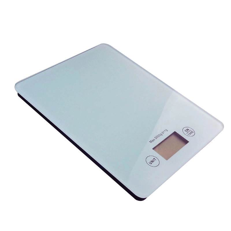 Diseño de gran pantalla LCD de 5kg de Pesaje Electrónico Digital Báscula de cocina