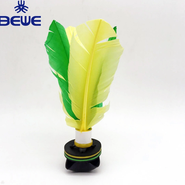 OEM exportado colorido Fancy Featherjianzi Shuttlecock personalizado