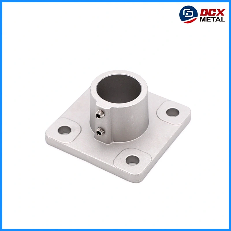 Aluminum Cast Flange for Handrail/Aluminum Die Casting Pipe Base