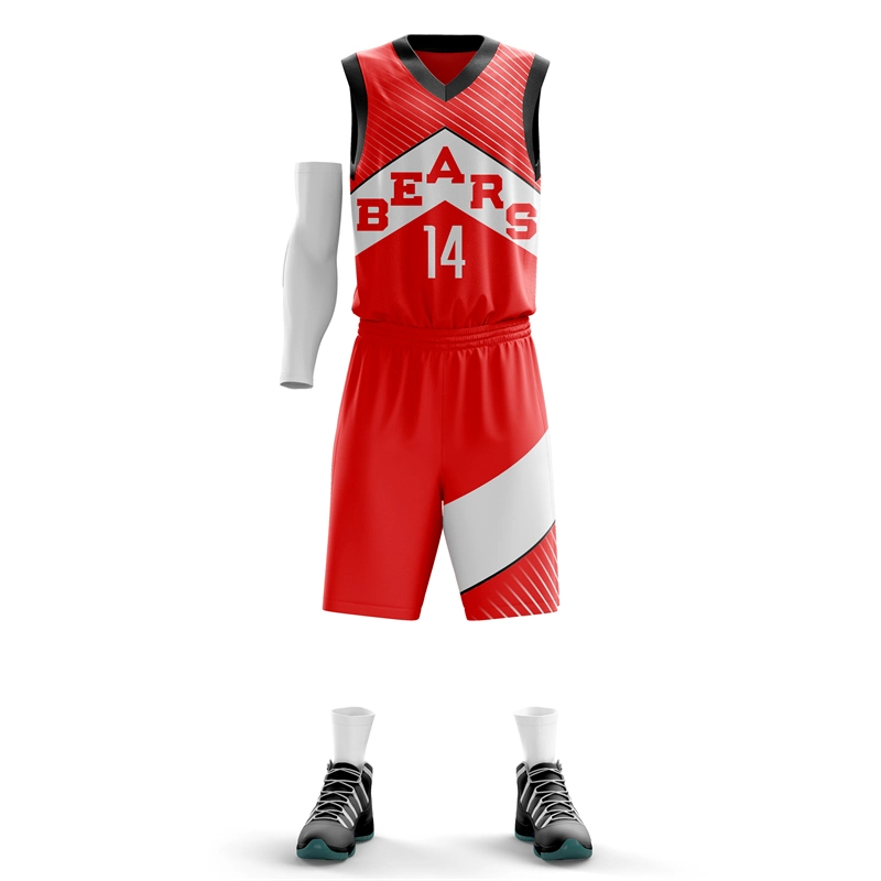 High quality/High cost performance  Team Sports Clothing Custom Sublimated Polyester Basketball Wear