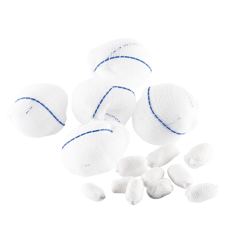 100% Cotton High Absorbent and Soft Medical Cotton Gauze Ball with ISO CE Certificate