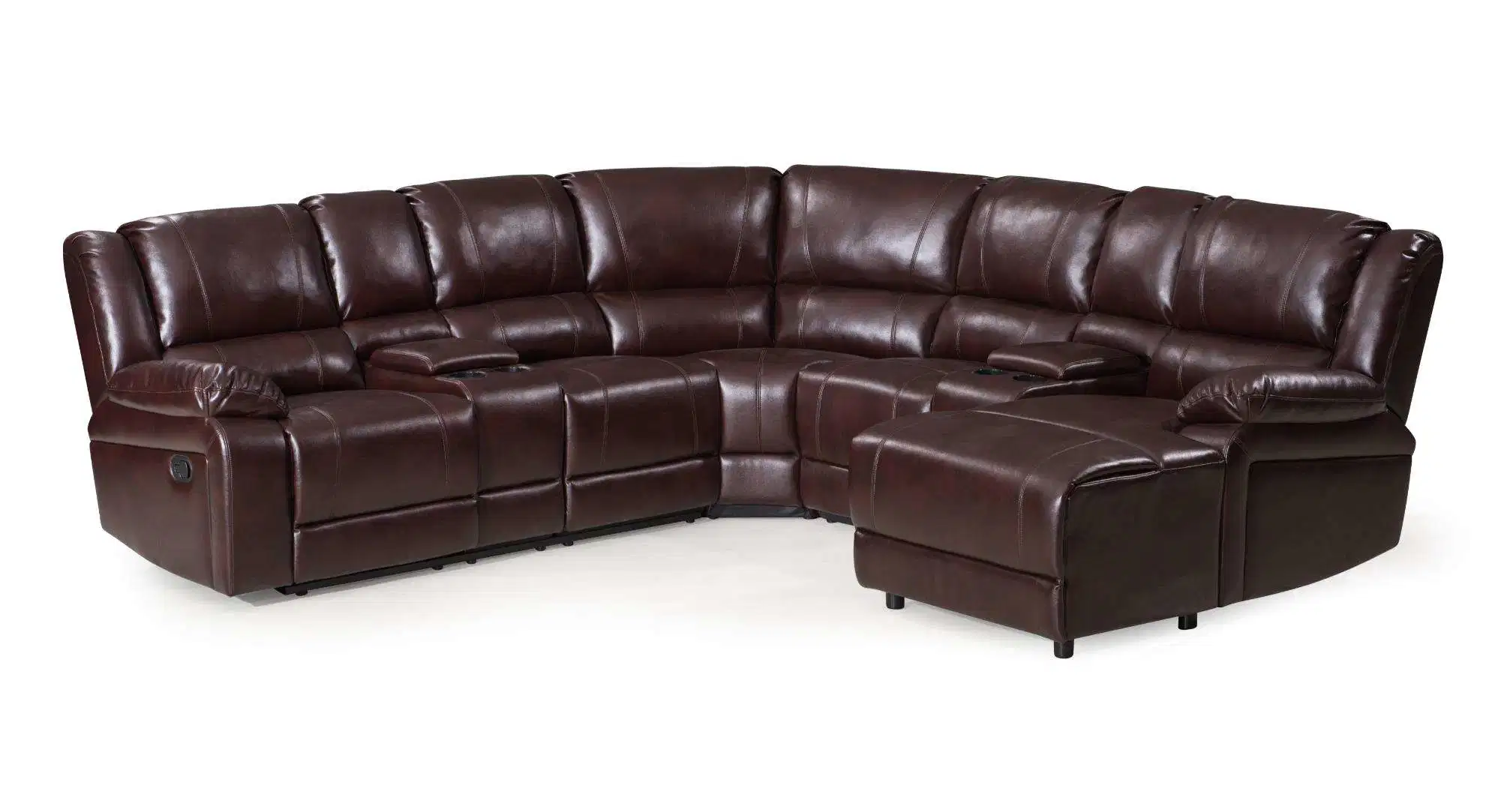 Cy High Quality Living Room Furniture Sectional Recliner Sofa Corner