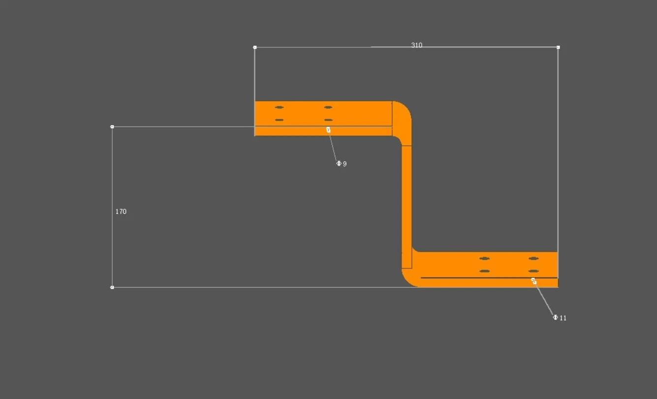 Beiene Smart 3D máquina hidráulica de curva de barra de bus CNC Servo con Cobre y aluminio