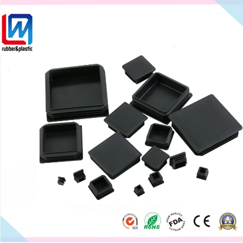 Push-in Rectangular Plastic Seal Inserts Plug Stopper for Pipe Ends