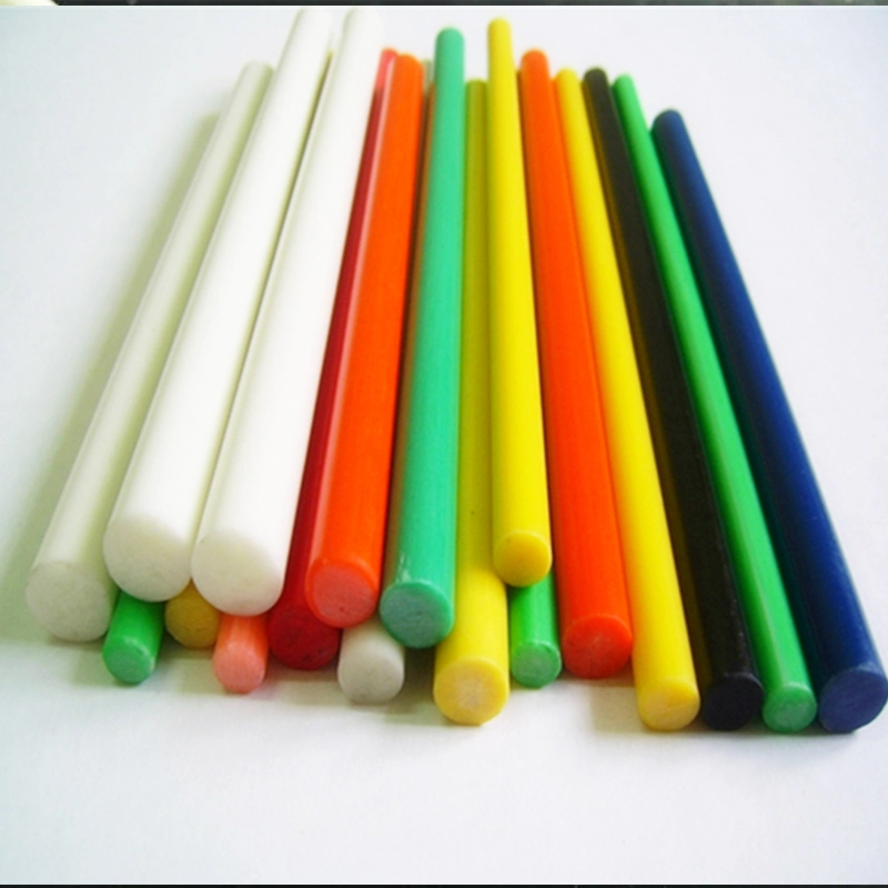 Anticorrosive Toughness Strength 1-25mm FRP Column Glass Fiber Pultrusion Bar