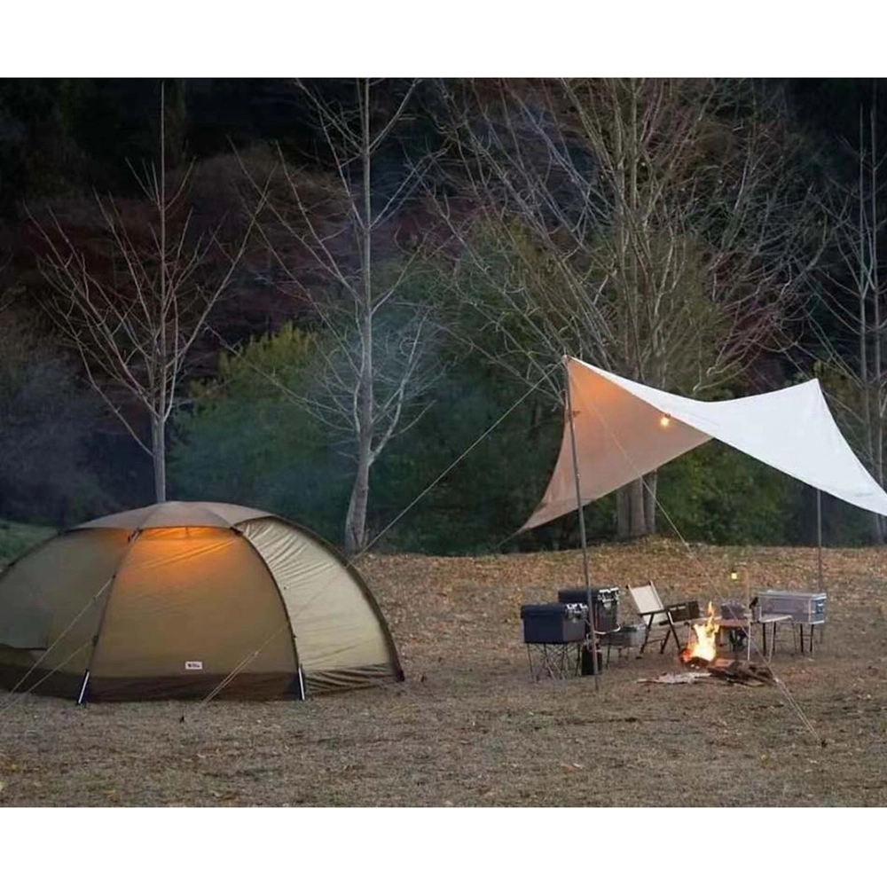 Prueba de rayos UV resistente al agua portátil de la playa Camping refugio carpa toldo parasol