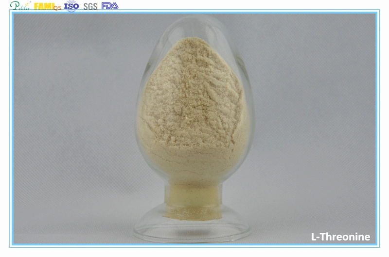 L-Threonine Feed Grade 98.5% CAS: 72-19-5 for Newborn Pig, Covering Pig, Poultry, Shrimp, Eel Fami-QS, ISO