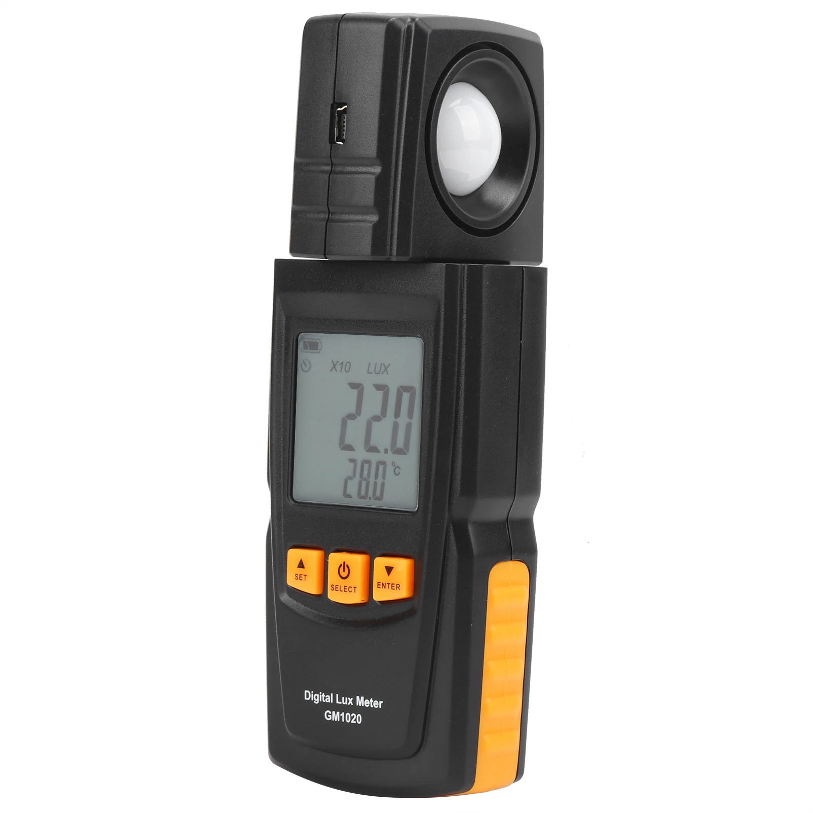 Electrical Light Illuminance Meter 0-200000lx Digital Luxmeter Light Strength Tester Instrument Luminometer