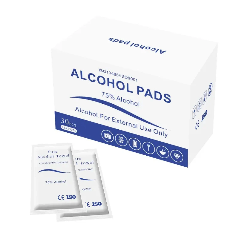 OEM Sterile Non-Woven Alcohol Cleaning Pads for Hospitals Use