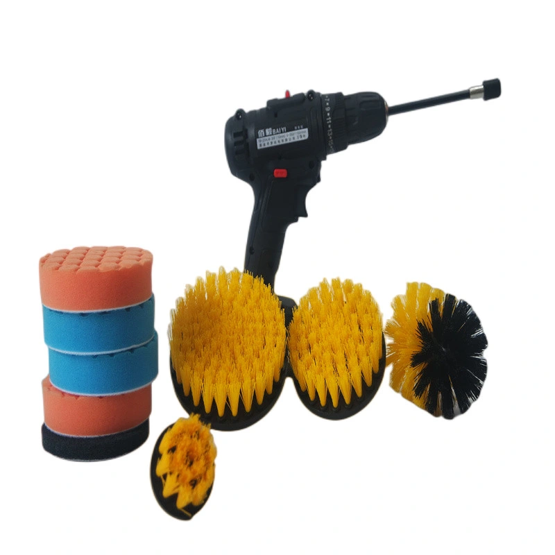 Taladrar el Kit de Scrub Brush Cepillo de perforación de la lechada con Extender matorrales