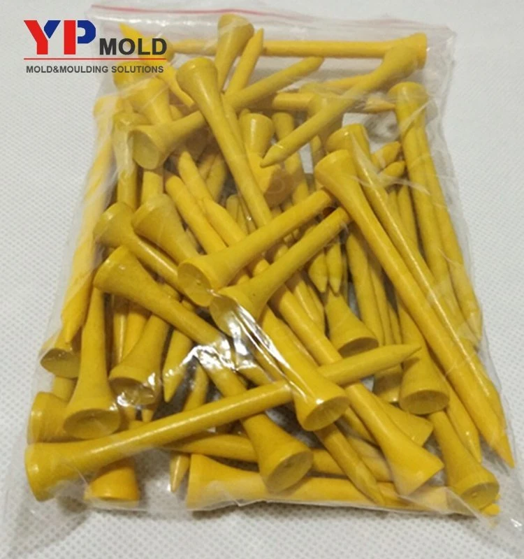 Plastic Injection Golf Tee Mould Custom Multi Cavities Golf Tee Mold