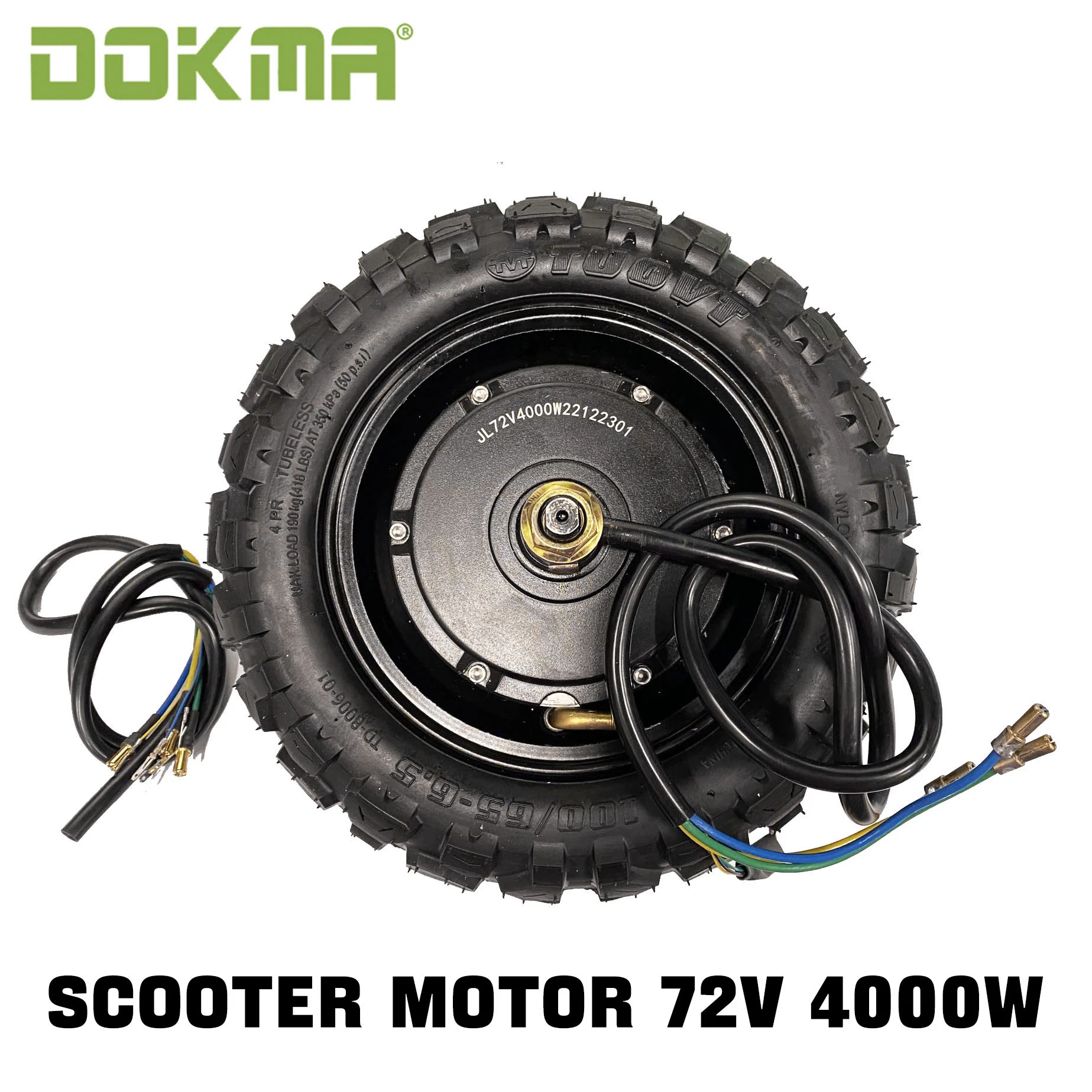 Dokma 72V 4000W Scooter Brushless Motor for Electric Scooter and Electric Bikes