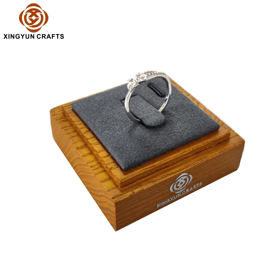 Wood Jewelry Display Wooden Ring Tray Customzied Gift Display Showcase