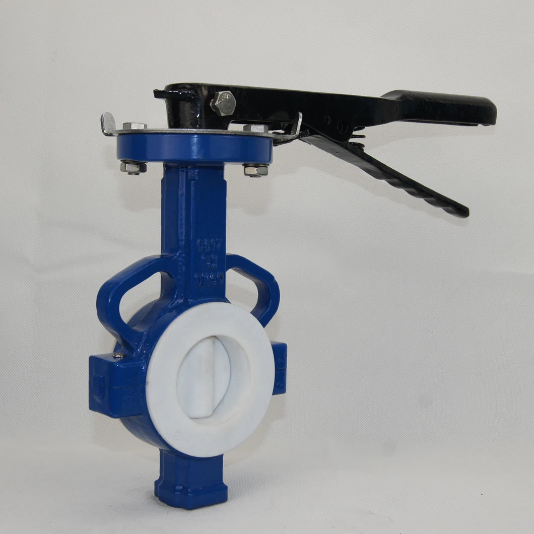 Pn16 8 Inch Wafer Butterfly Valve Ci Di Body with Handle