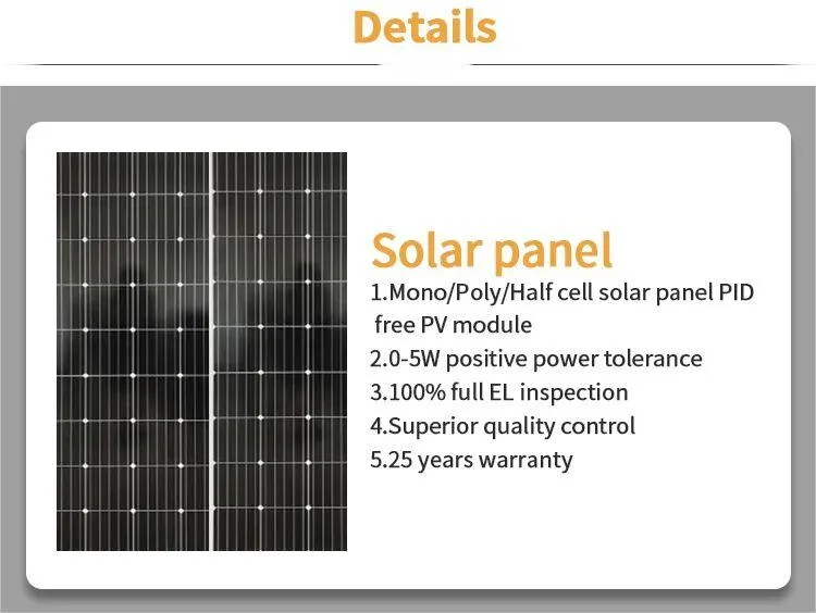 Home Solar System off Grid Solar Power Energ Solar System 5kw 8kw Solar Brackets Ordinary Customized Steel Acid Stainless Battery Time Forblackout Area