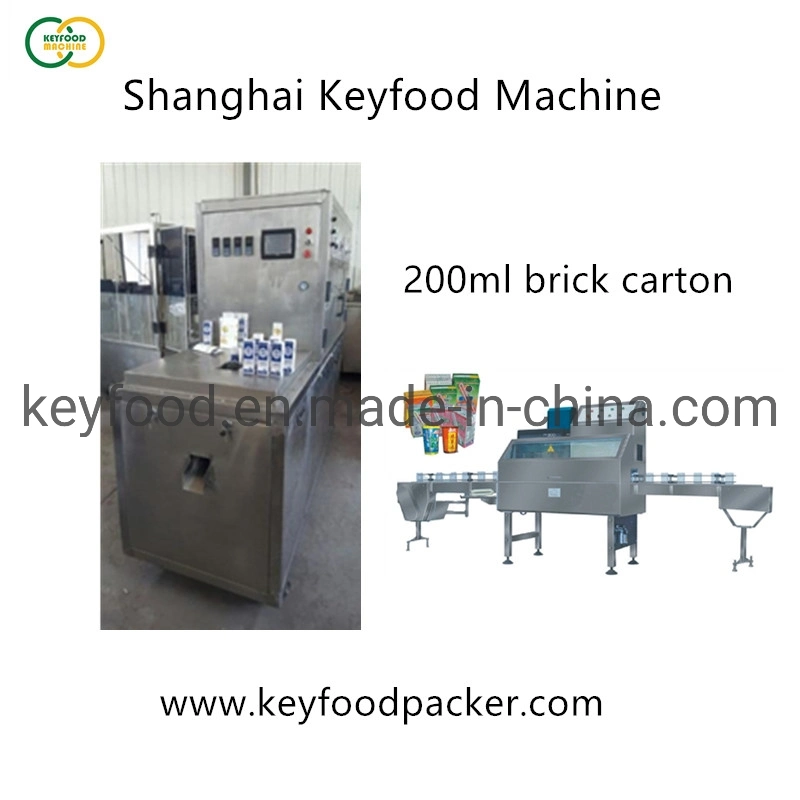 Comercio al por mayor de ladrillo de alta calidad de Envasado Automático de la máquina está equipada con máquina de bebidas