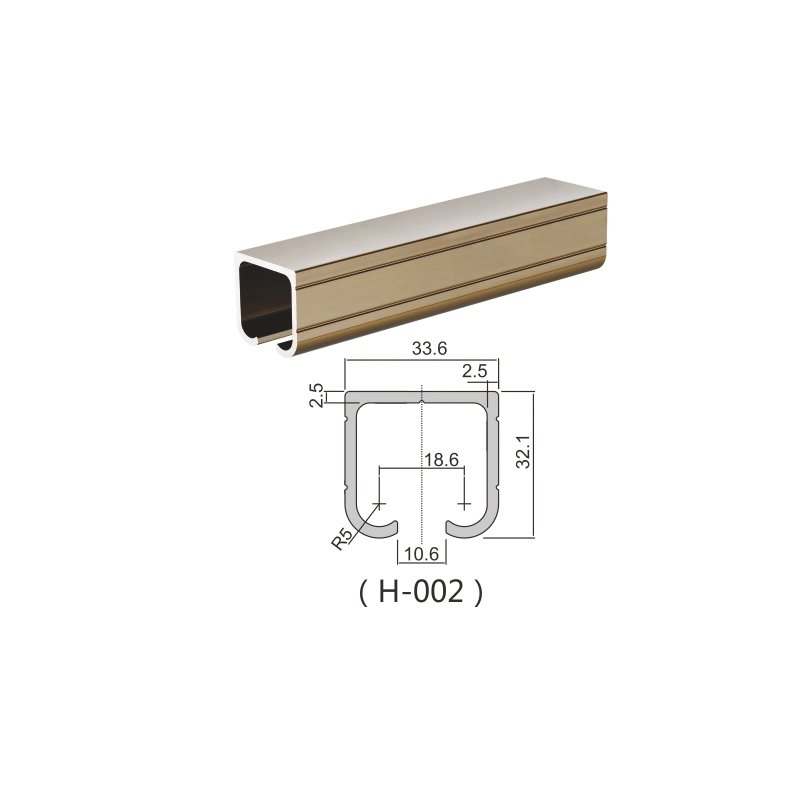 Folding 40-50mm Wooden Glass Sliding Door Roller System