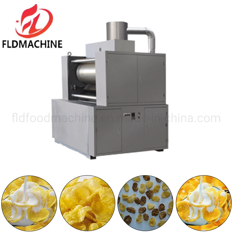China Coated Corn Flakes Process Breakfast Cereal Production Line