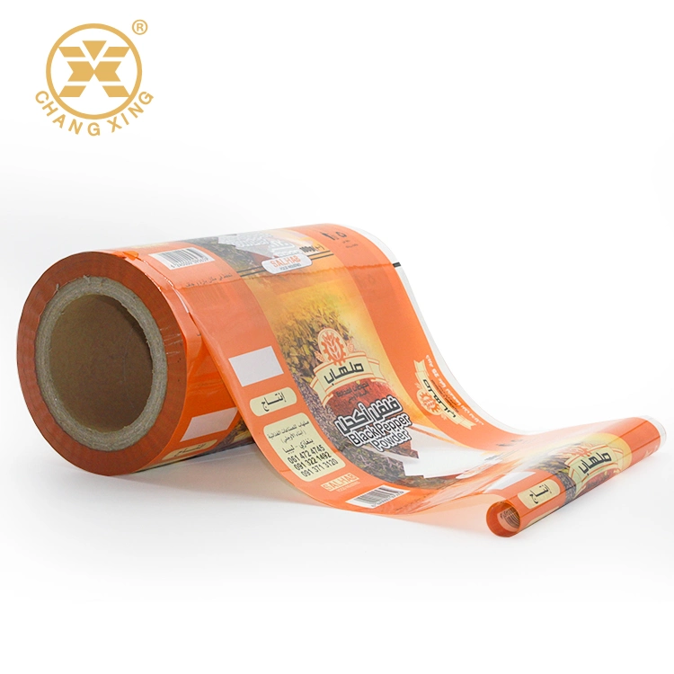 Custom Laminating Flexible Food Packaging Plastic Roll Film for Sachet Bags for Pepper