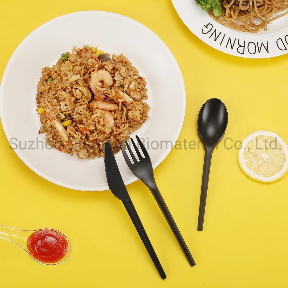 Quanhua Bulk Package Individually Wrapped OEM ODM 100% Cpla Cheap Biodegradable Disposable Cutlery