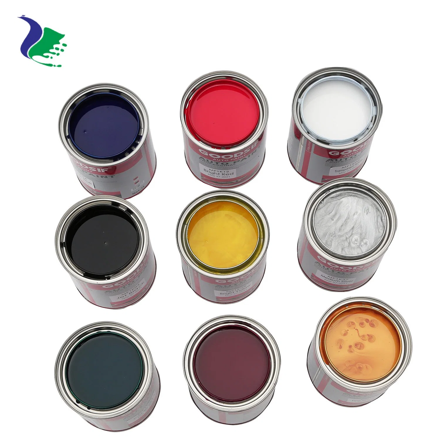 Car Body Work Repair Lacquer Automotive Paint Manufacturer 1K Mix Toner Basecoat Primer Auto Paint