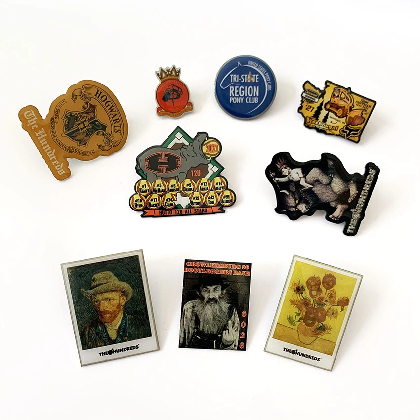 Custom Enamel Lapel Pin Badge Assortment