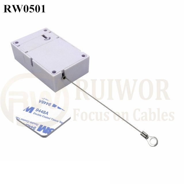 RW0501 boîtier de tirage antivol Cuboid avec cosse à anneau interne Trou 3 mm 4 mm 5 mm pour option