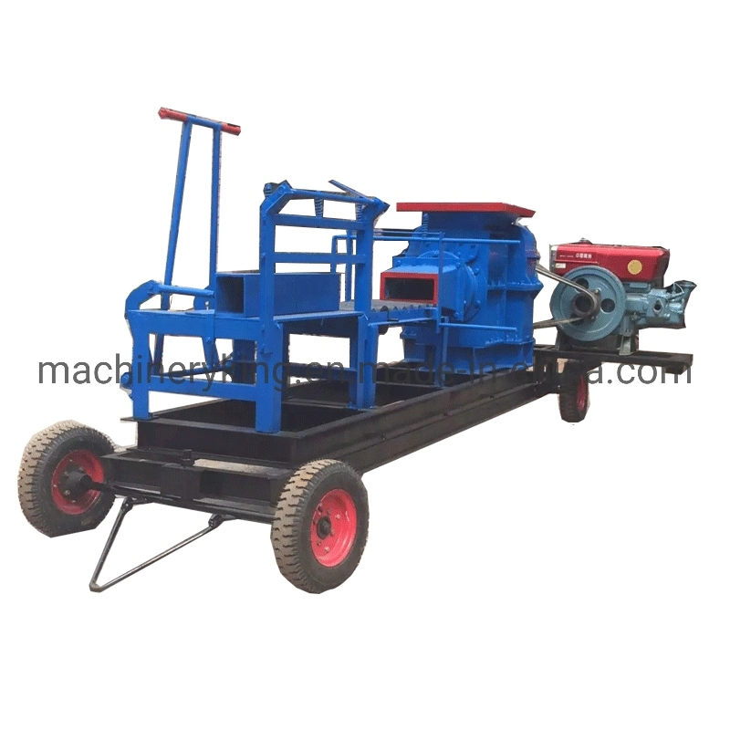 Electric Diesel Engine Manual Solid Concrete Hollow Brick / Block Making Machine for Sale