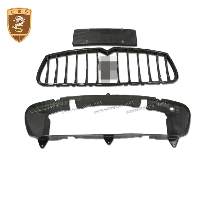 Best Price Carbon Fiber Front Bumper Grille Car Grills for Maserati Ghibli Aspec Style