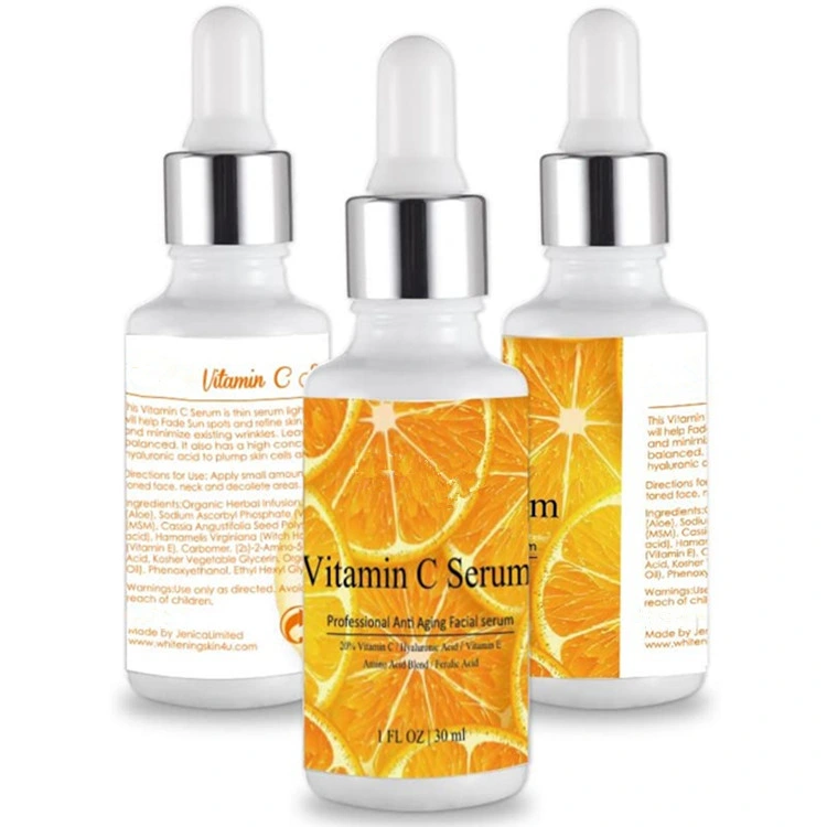 Organic Vitamin C Serum Repair Sun Damage Fade Age Spots Dark Circles Serum