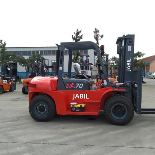 Chinesischer Hersteller 7,0 Ton Hydraulic Gasoline Diesel LPG Elektro-Gabelstapler Zum Verkauf