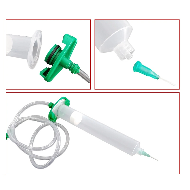 14G Olive 1.5&quot; Quality Glue Dispensing Plastic Syringe Needle