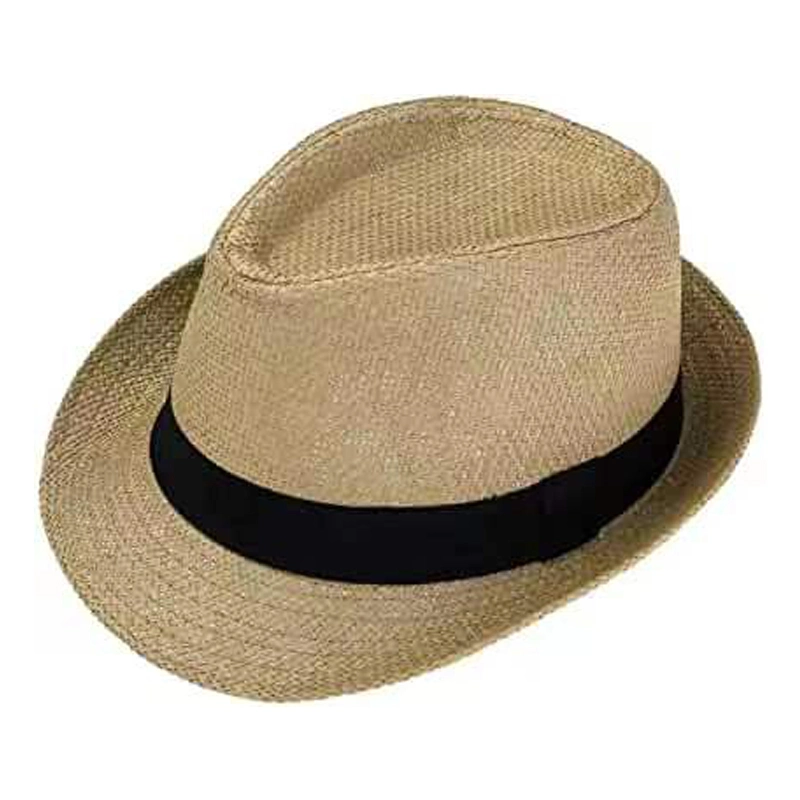 Classic Panamá Verano Fedora papel Trilby Sun paja sombreros para Hombre Mujer Sombrero Playa