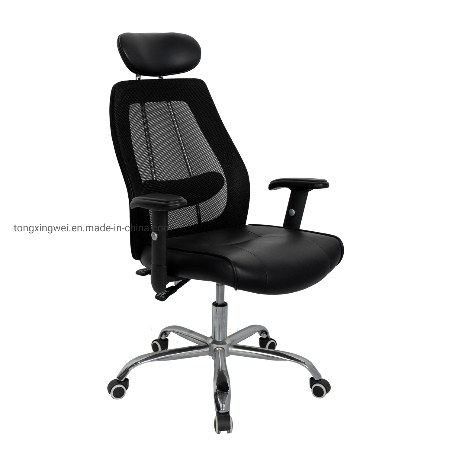 Ergonómico giratorio de respaldo alto malla Silla de oficina