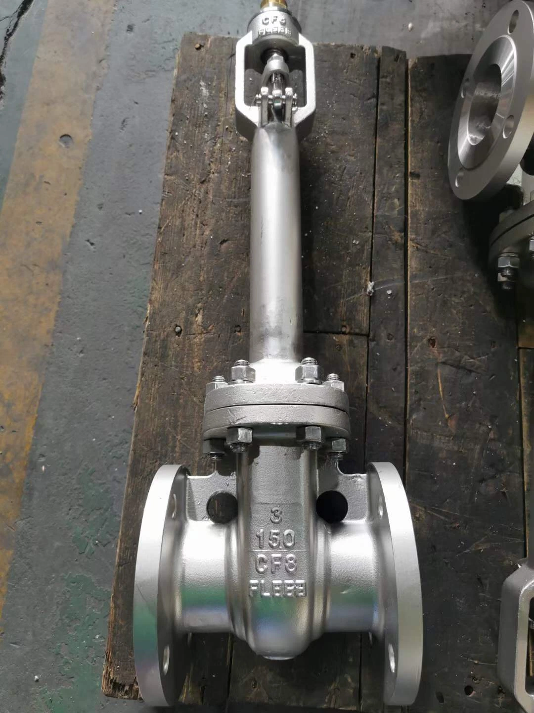 Cast Stainless Steel Gate Valve A351 CF8m SS316 300lb with Bolted Bonnet Design