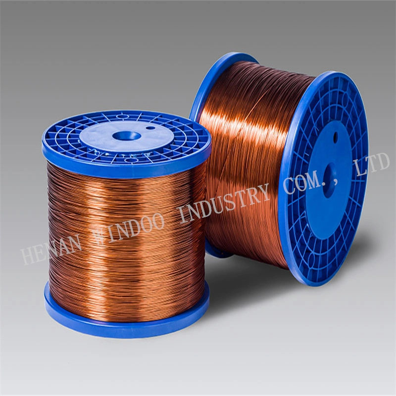 Blue Round Solderable 0.70 mm Extra Fine Enameled Copper Wire Winding for Electric Motors