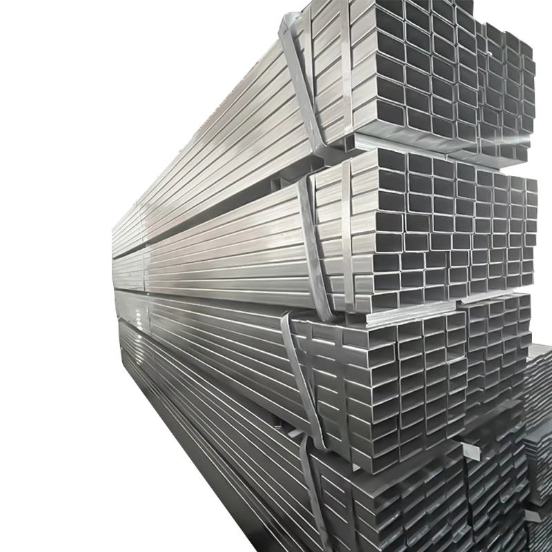 80x80mm cuadrado de acero galvanizado hierro Gi de tubos