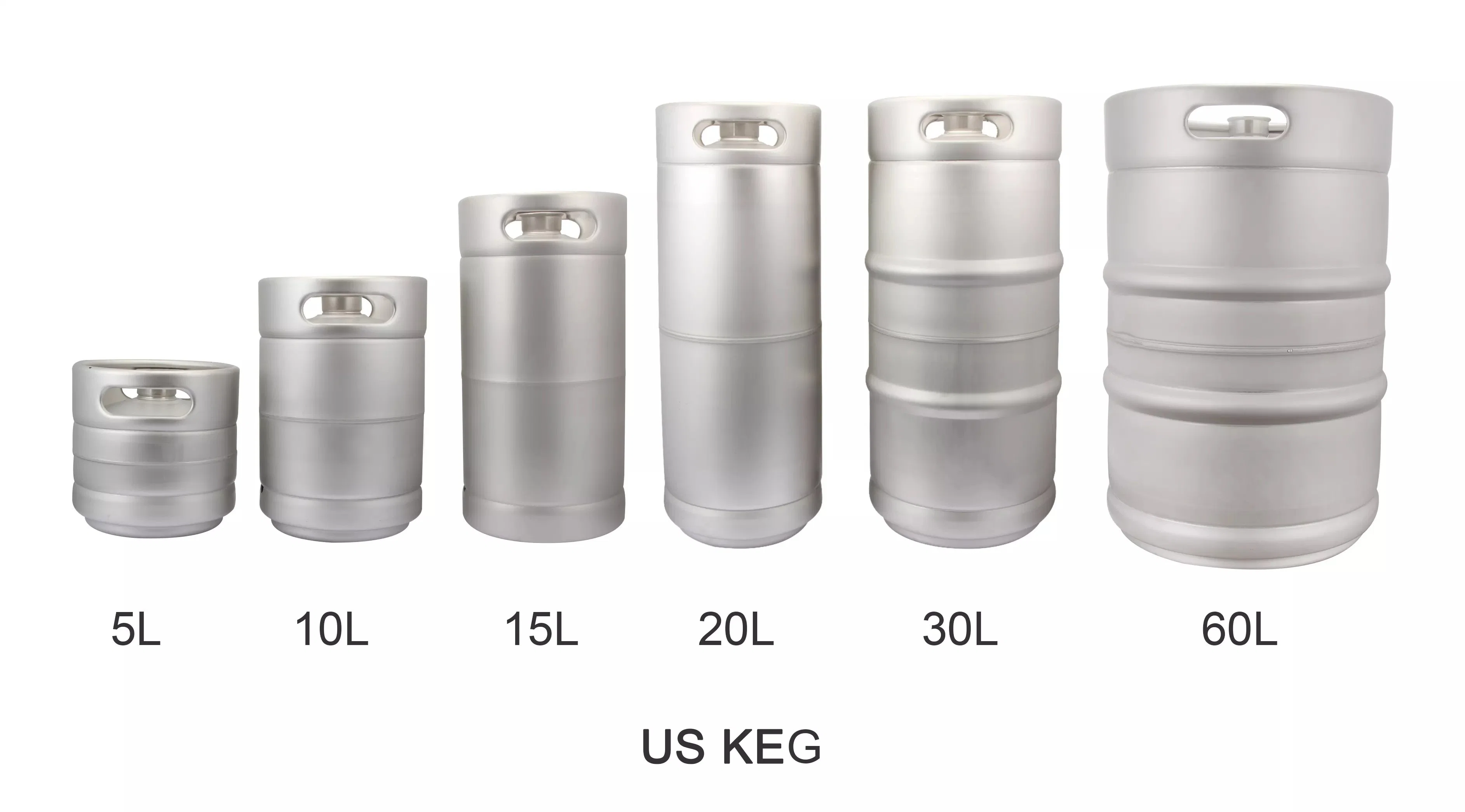 1/2bbl 1/4bbl 1/6bbl Stainless Steel Beer Barrel with Us Standard Kegs