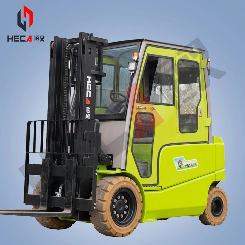 Competitive 1-6 Ton Four Wheel Small Electric Forklift Truck with AC Motor