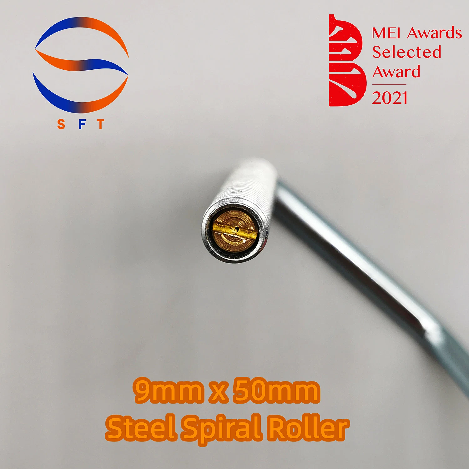 9mm X 50mm Steel Spiral Roller Paint Roller Brushes for Laminating