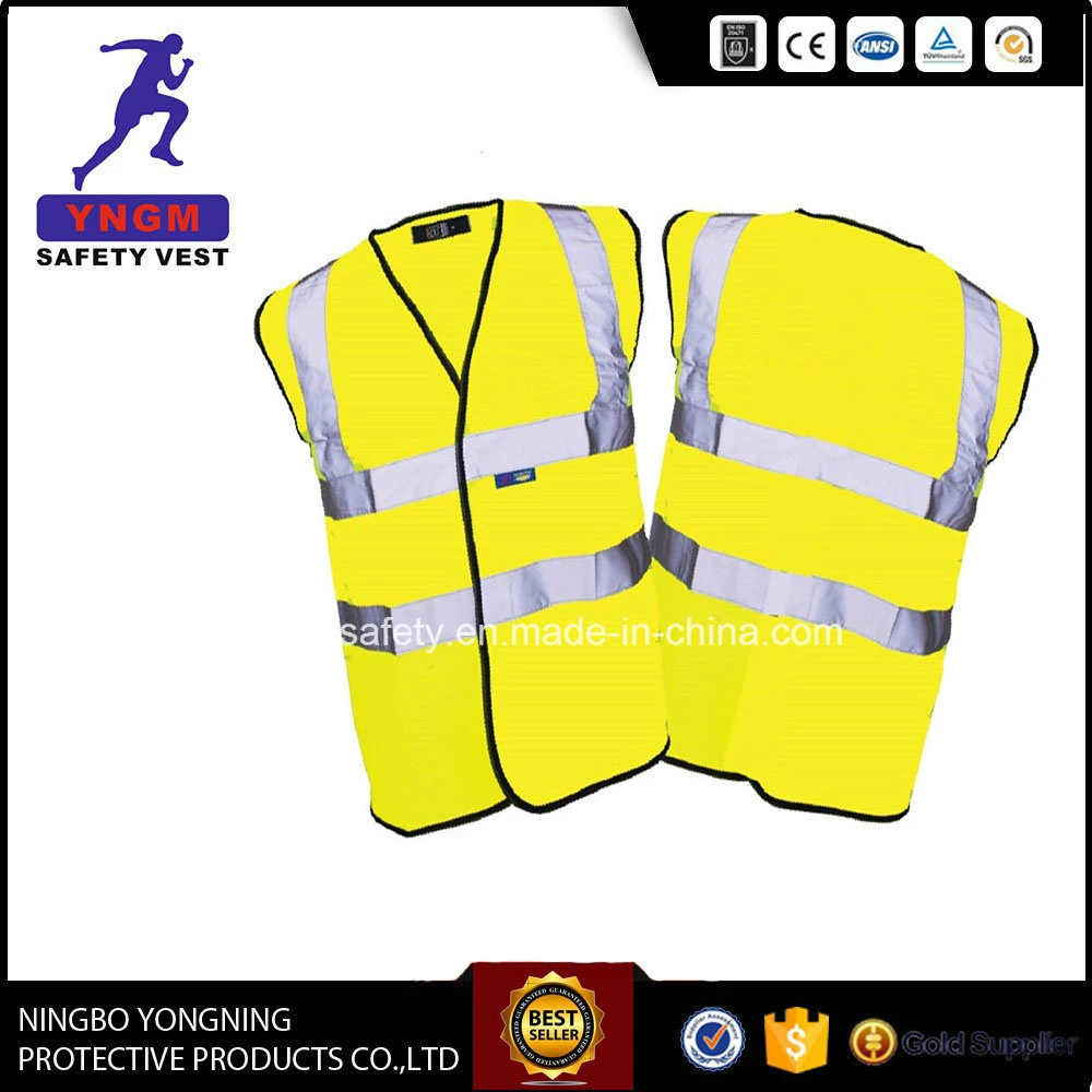 Safety Garment with High Visibility Reflective Tape