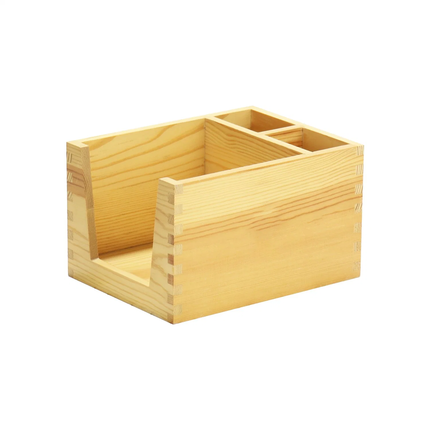 Le bois carré boîte de l'Organiseur de stockage pour les bateaux Boîte en bois d'accueil,