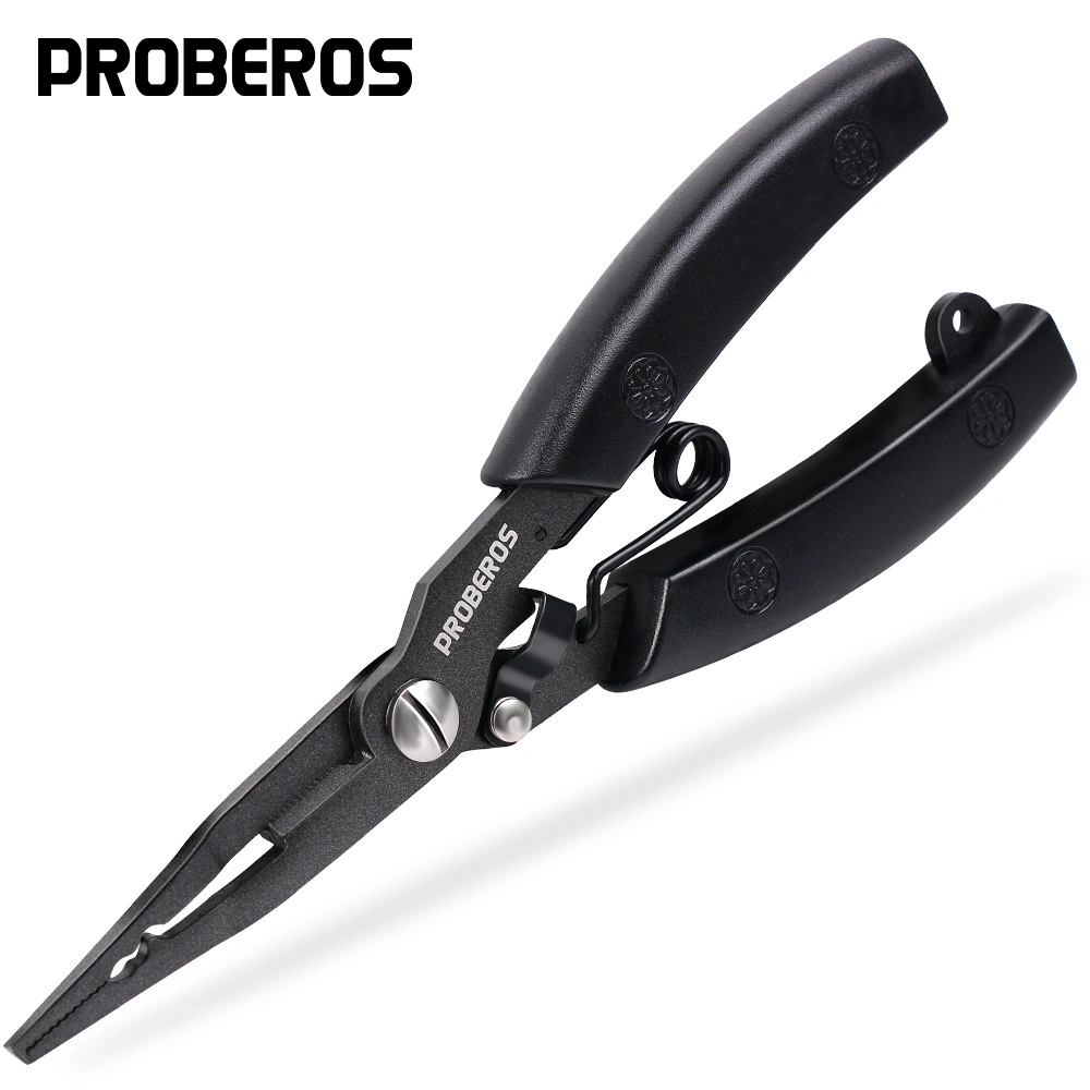 Stainless Steel Curved Fishing Pliers Multifunctional Lure Clamp Fishing Pliers