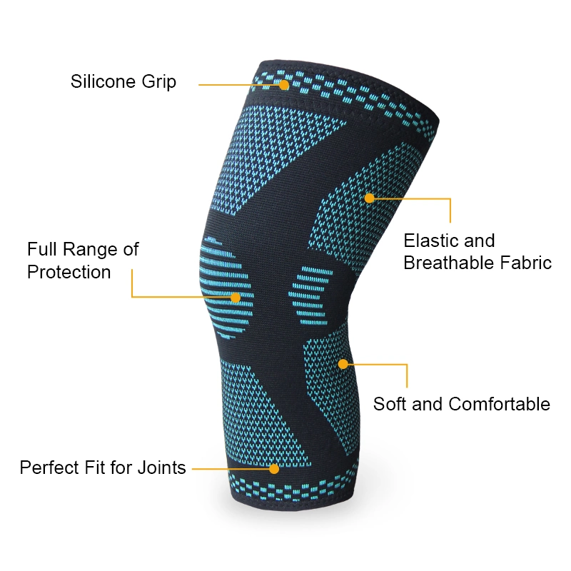 Adjustable Compressed Weightlifting Knee Brace Support Sleeve