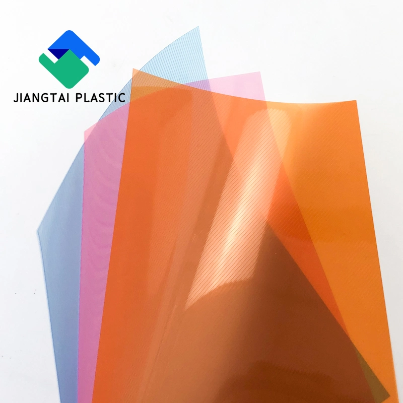 Jiangtai Plastic A4 Diagonal PP Sheet Lined Plastic Polypropylene Sheet for Notebook Cover