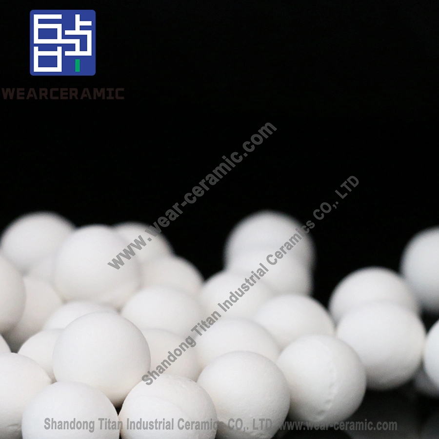 99% عالية Alumina السيراميك الكرة Al2O3 Catalyst Support Ceramic Ball Alumina Filler Ball Alumina Ceramic Ball as Catalyst Bed Support