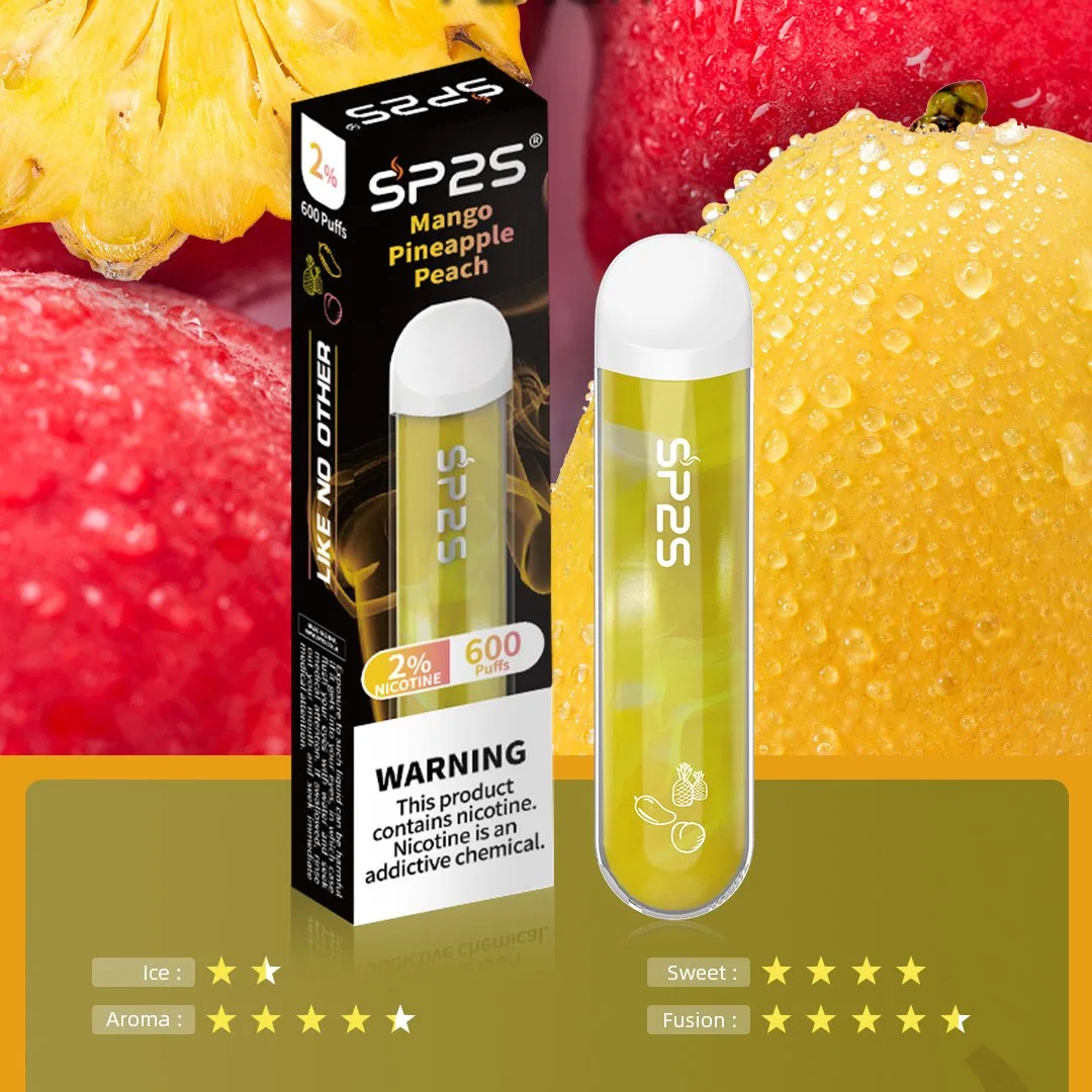 Sp2s Disposable/Chargeable Ecigeratte Har 2ml Eliquid 600 800 1200 Puffs Mesh Coil Wholesale/Supplier Disposable/Chargeable I Vape