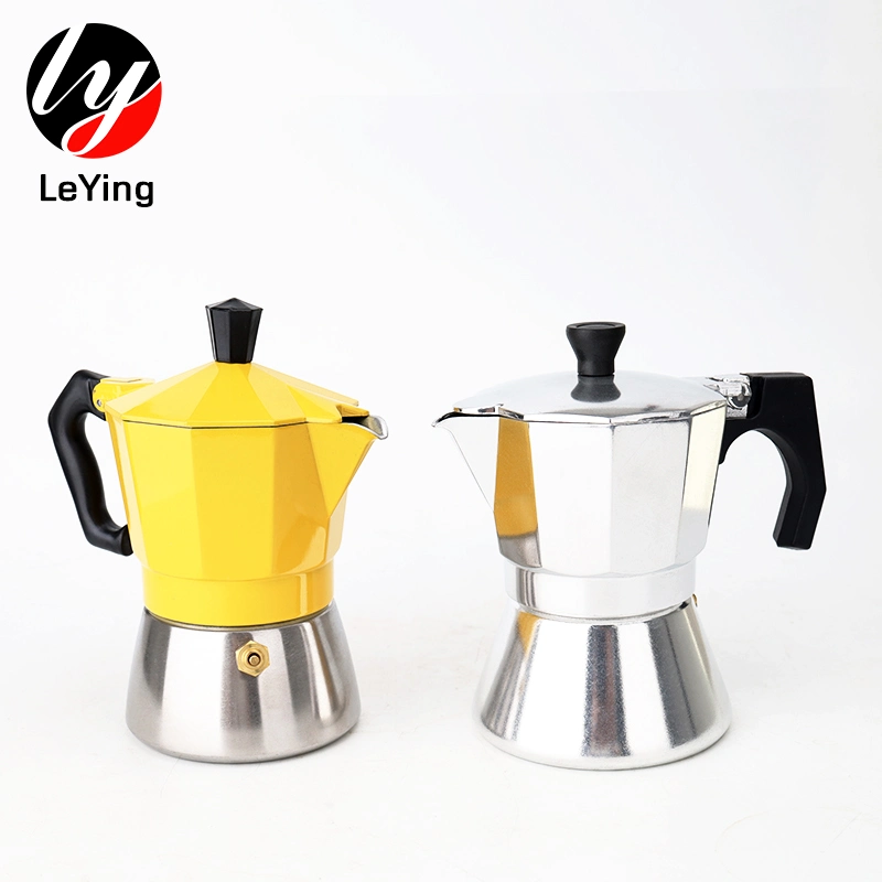 Wholesale/Supplier Classic Espresso Aluminum Coffee Maker Italian Style 3/6/9/12cups Espresso Cup Moka Pot