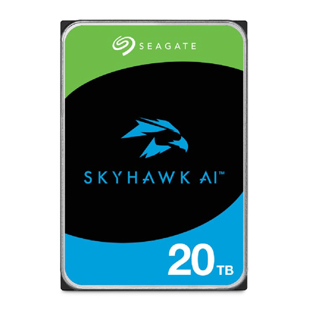 Seagate St20000ve002 Skyhawk Ai 20tb 7.2K SATA-6gbps 512e 3.5" HDD Internal Hard Drive